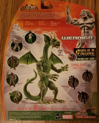 Marvel Legends Fin Fang Foom BaF Series WENDIGO right arm and right wing 2