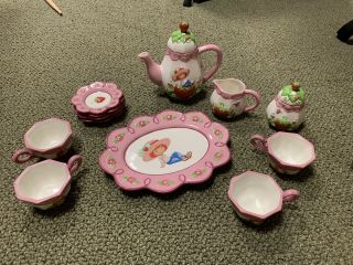 Strawberry Shortcake Porcelain Collectible Tea Set