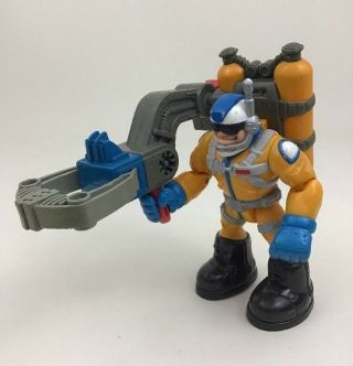Cliff Hanger Grabber Claw Tool Fisher Price Rescue Heroes 6 " Action Figure B1