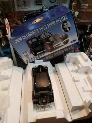 Franklin Model: John Dillinger’s 1933 Ford Deluxe,  With Blue Box