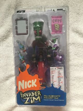 Invader Zim Figurine The Almighty Tallest Red Rare Nib