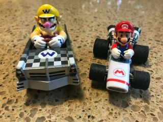Mario Kart Ds Carrera Racing Wario And Mario Slot Cars 1/43rd