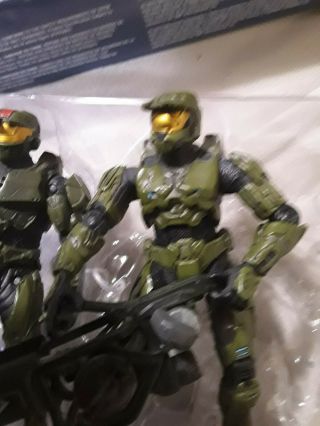 HALO 3 RED TEAM LEADER AND MASTER CHIEF HALO SPARTAN 2 PACK RED TEAM LEADER BOX 3