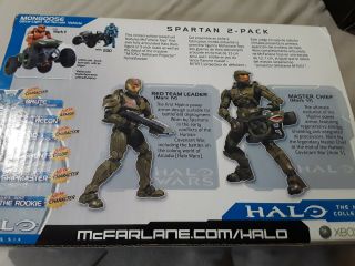HALO 3 RED TEAM LEADER AND MASTER CHIEF HALO SPARTAN 2 PACK RED TEAM LEADER BOX 5