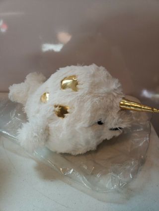 Squishable - Golden Narwhal - 7 - inch Plush 10 year special eddition 3