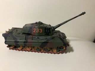 Polistil king tiger char tank Solido 1/50 Königstiger 3