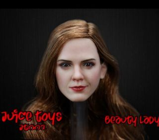 1/6 Emma Watson Head Sculpt 4.  0 Beauty And The Beast For Hot Toys Phicen ❶usa❶
