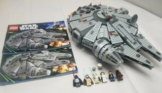 Lego Star Wars Millennium Falcon 7965 100 Complete With Instructions & Minifigs