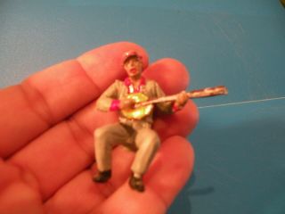 Calvary Soldier Sitting Playing Banjo Cavarly Metal Toy Figure F5