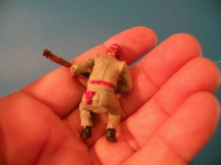 Calvary soldier sitting playing banjo cavarly metal toy figure F5 3