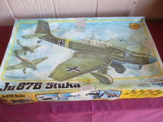 Mpc 1 - 4601 1/24 Ju 87b Stuka Plastic Military Airplane Model Kit