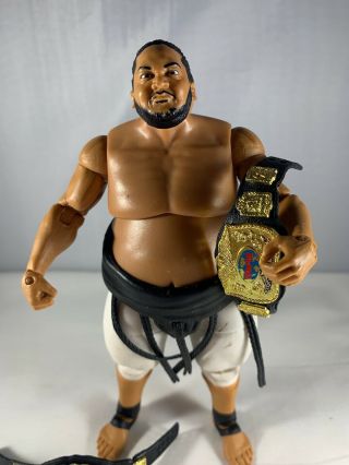 WWE WWF Mattel Elite Hall Of Fame Yokozuna Wrestling Action Figure W/ Accesories 2