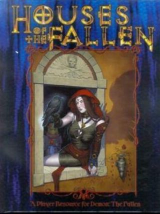 White Wolf Demon - The Fallen Houses Of The Fallen Hc Nm
