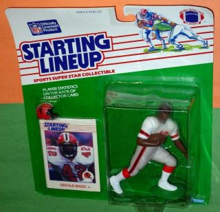 1988 Gerald Riggs Atlanta Falcons S/h Rookie Starting Lineup