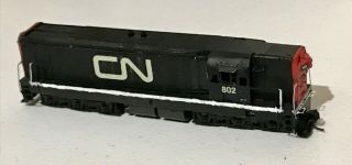 Ttn42 Etched Brass Assembled Kit Of Newfoundland Rwy G - 12,  Runs On N - Scale Track