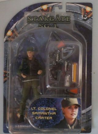 Diamond Select Stargate Sg - 1 Lt.  Colonel Samantha Carter Action Figure,  Moc