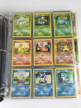 Pokemon Complete 151/150 Set - Cards - Base 1999/00 Charizard (64) 2019