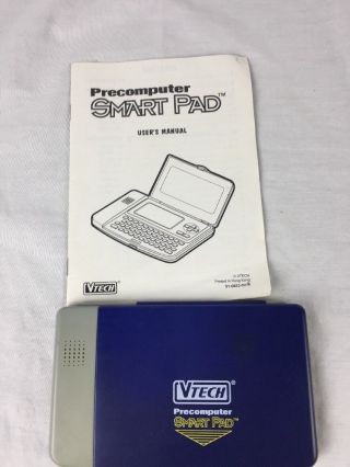 Vtech Precomputer Smart Pad Pre Mini Computer Instructions