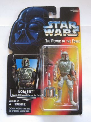 Star Wars - The Power Of The Force - Boba Fett - Red Card -