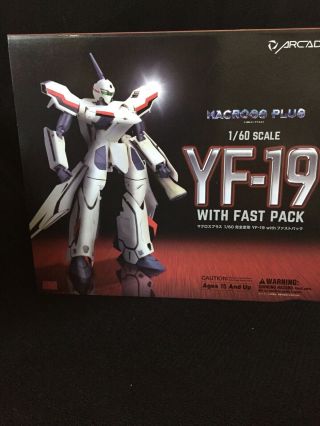 Macross Plus 1/60 Perfect Transform Yf - 19 With Fast Pack Painted