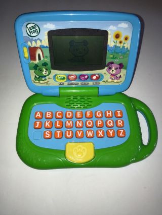 Leapfrog My Own Leaptop Laptop Toy Green Educational Computer Learning Games