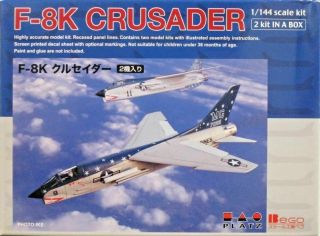 1/144 Vought F - 8h Crusader From Platz - One Kit Oop
