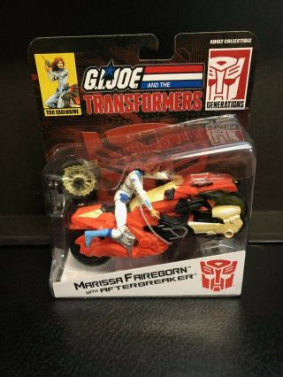 Transformers G.  I.  Joe Marissa Fairborn W/ Afterbreaker Mosc