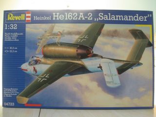 Revell Germany 1/32 Heinkel He162a - 1 " Salamander " 04723