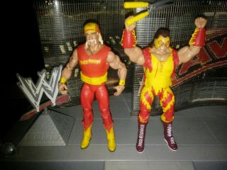 Wwe Elite Hall Of Fame Hulk Hogan Wrestlemania Brutus Barber Beefcake Figures
