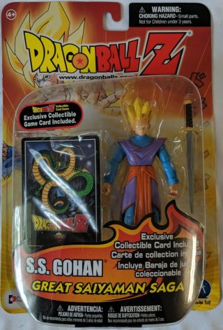 Dragon Ball Z Ss Gohan Figure Great Saiyaman Saga Irwin Toy