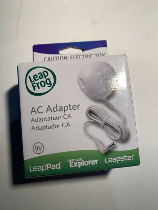 Box Leapfrog 9v Ac Adapter With Leappad2 And Leapstergs