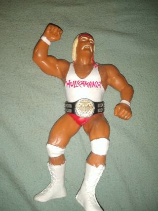 Hulk Hogan Ljn Figure White Hulkamania Shirt 1988 Titan Sports Wwf Wrestler