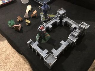 Warmaster Castle And Village Terrain Painted Forge World?