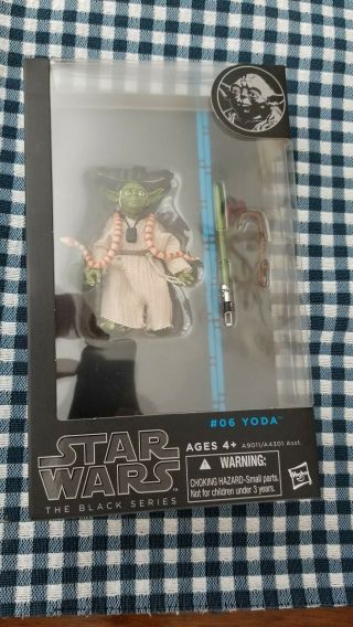 Hasbro The Black Series 6 Yoda Action Figure Issue Rare Htf