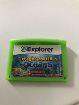 Leapfrog Leappad Leapster The Magic School Bus Oceans Explorer Game Cartridge