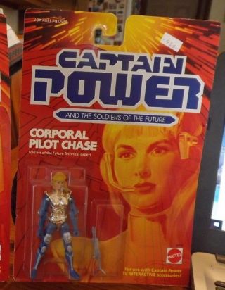 Captain Power Soldiers Of The Future Corporal Pilot Chase Mattel 1986