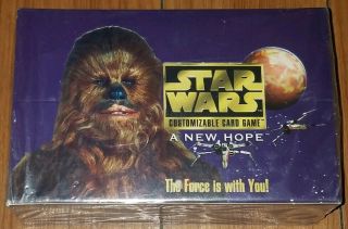 Star Wars Ccg A Hope Limited Ed Booster Box Decipher Factory