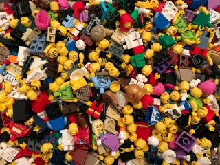 Lego 1 Lb Of Minifigure Parts And Accessories