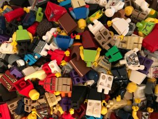 LEGO 1 LB OF MINIFIGURE PARTS AND ACCESSORIES 2