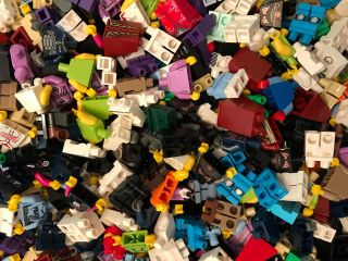 LEGO 1 LB OF MINIFIGURE PARTS AND ACCESSORIES 3
