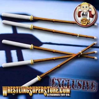 Set Of 5 Hardcore Kendo Sticks For Wwe Wrestling Action Figures