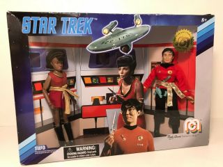 2018 Mego 8 " Star Trek Lt.  Uhura & Sulu 2 Pack Mirror Mirror Action Figures