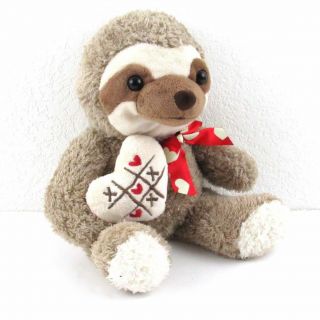 Dan Dee Collectors Choice Sloth Plush Valentines Day Hearts Stuffed Animal [pu5]