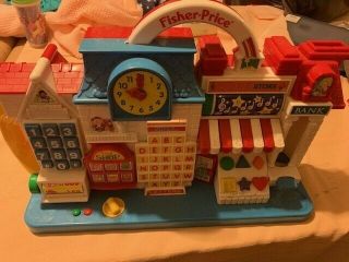 Fisher Price Smart Street Learning Center Phone Pet Shop Music Store Bank Toy