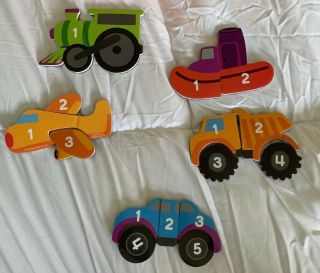 Learning Resources Magnetic Counting Vehicle Puzzles (ler7726).  Educational Toys