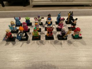 71012 Lego Disney Minifigures Series 1 Complete Set