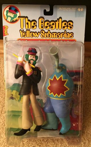 The Beatles Yellow Submarine Paul With Sucking Monster Mcfarlane Toys - Nib