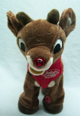 Dan Dee MUSICAL MOVING LIGHT UP RUDOLPH THE RED NOSED REINDEER 13 