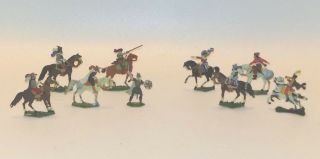 Ernst Heinrichsen Toy Lead Flat Horse Soldiers Nuremberg Germany Dated 1870