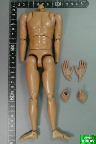 1:6 Scale Did A80129 Wwii Us 77th Infantry Captain Sam - Body W/ Hands (no Head)